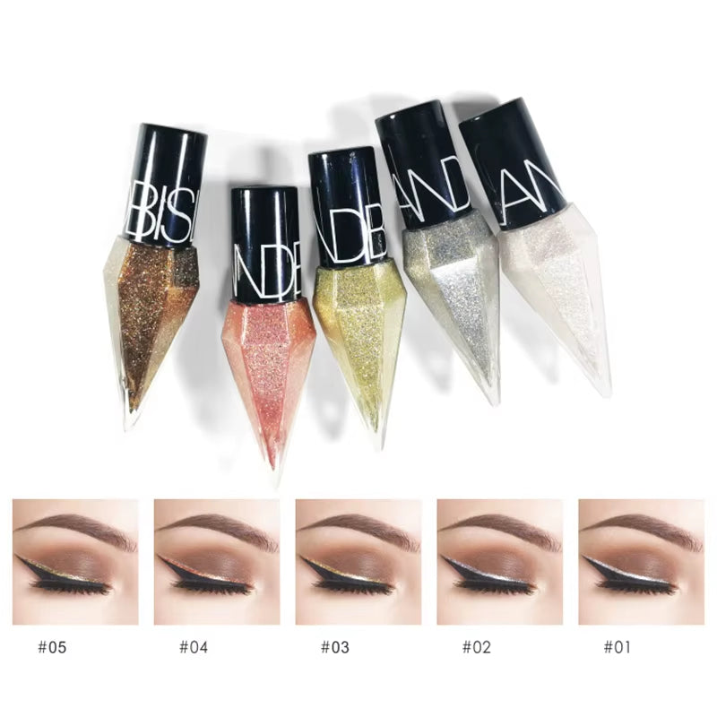 Liquid Glitter Eyeliner for Bold, Shimmering Eyes