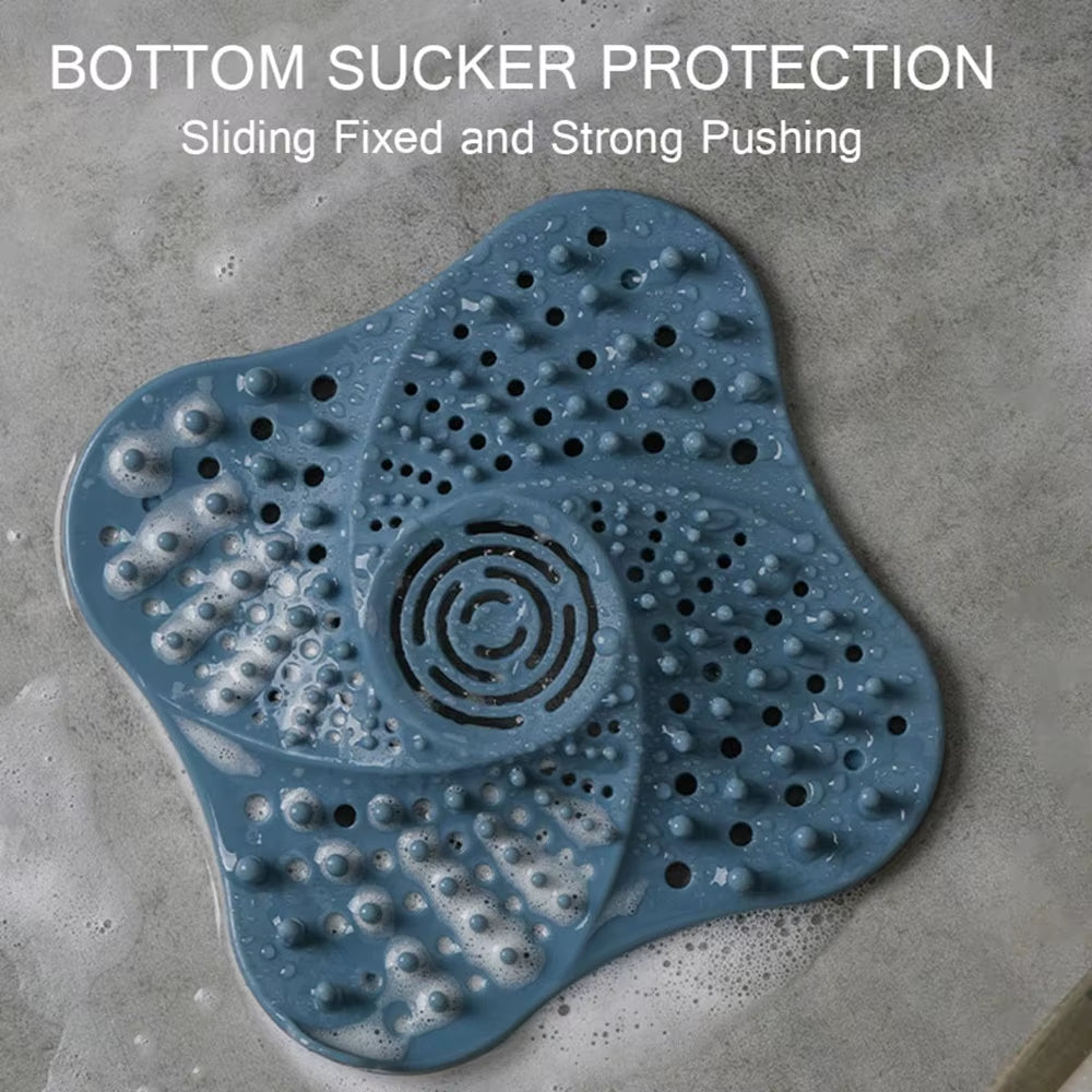 Anti-Blocking Hair Catcher Hair Stopper Plug Trap Shower Floor Drain Covers Sink Strainer Filter Bathroom Kitchen Accessories